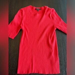 Banana Republic Stretch Cotton Crew Neck Top Size Large